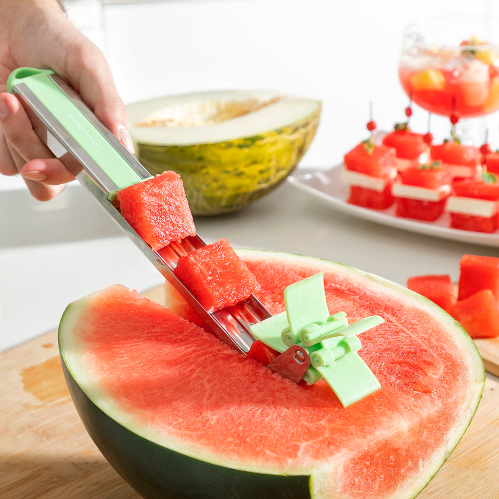 Coupe‑pastèque en cubes Cutmil InnovaGoods – trancheur de fruits facile