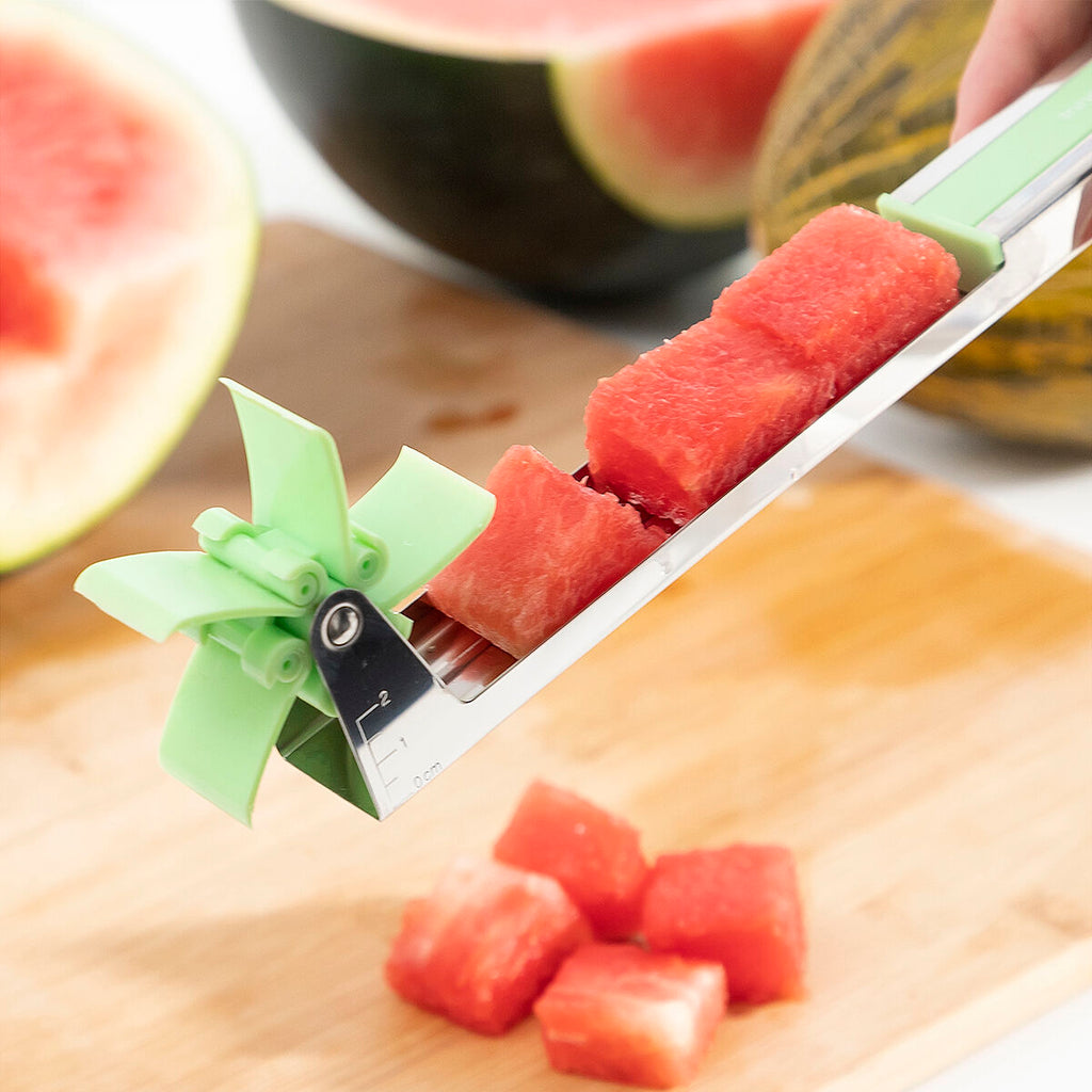 Coupe‑pastèque en cubes Cutmil InnovaGoods – trancheur de fruits facile